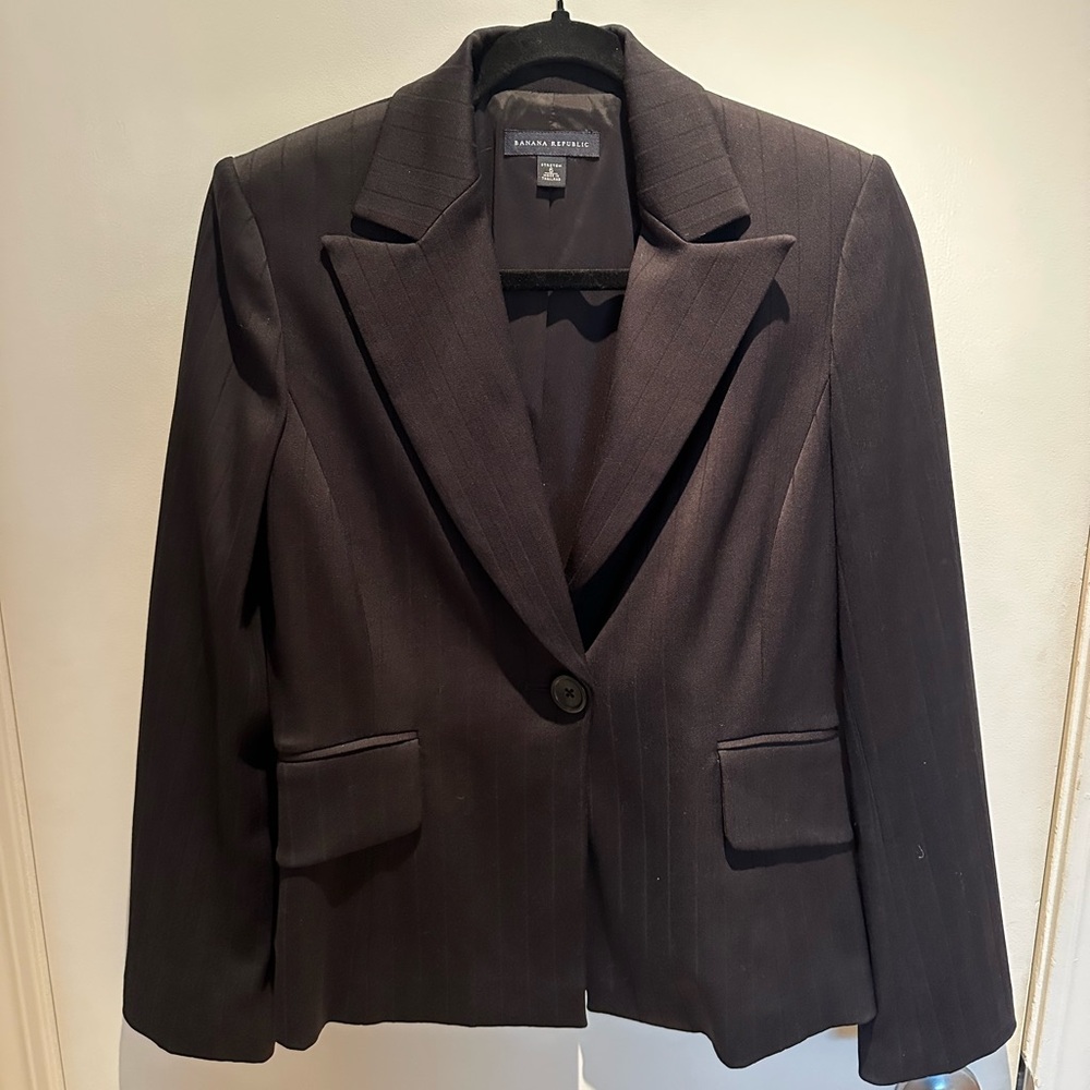 00’s Banana Republic Women's Black Blazer